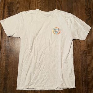 Vans Off The Wall Short Sleeve White T Shirt Large